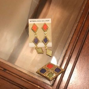 Women New NWOT Ear Rings & Brooch pin